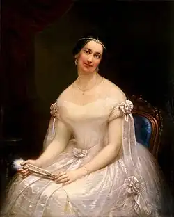 Portrait of Julia Tyler by Francesco Anelli, c. 1846−1848