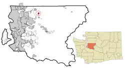 Location of Lake Marcel-Stillwater, Washington