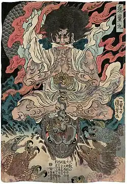 Kidōmaru by Utagawa Kuniyoshi