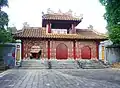 Main gate to the temple