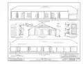Elevation, La Casa de López, 1936, Historic American Building Survey