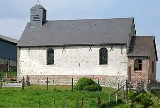 The church in La Vicogne