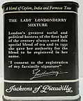 The Lady Londonderry's consent