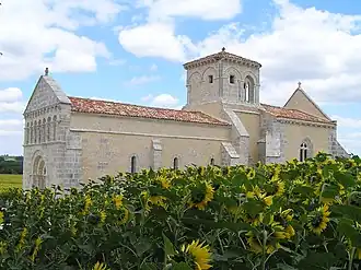 The church in Lagarde-sur-le-Né