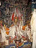 Altar with Guru Rinpoche