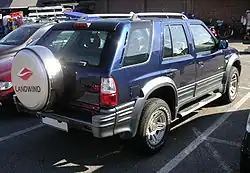 Landwind X6 pre-facelift rear