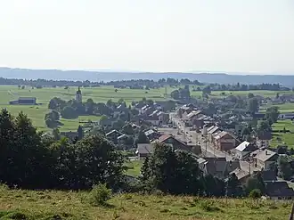 A general view of Les Fourgs