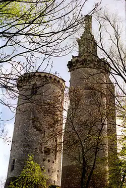 The castle ruins, Chateaux-musée Charles VII