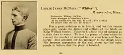 McNair in 1904's Howitzer, the West Point yearbook.