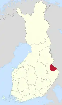 Lieksa sijainti Suomi