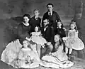 Hamilton with family