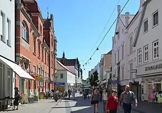 City, Lange Straße, from north