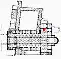 location of the grave monument of the Count and Countess Van den Bergh