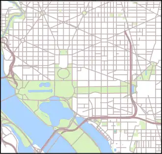 United States Capitol is located in Central Washington, D.C.