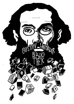 logo of Gustav Landauer Library Witten