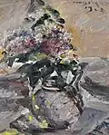 Lovis Corinth: Flieder im Glaskrug Privatsammlung