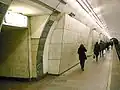 New view of the platform. A segment of the old view is seen. 2000.