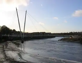 East side of bridge