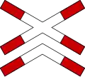 Multi-track level crossing
