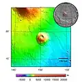Topography of Albor Tholus and its neighborhood.