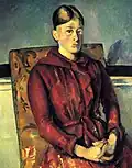 Portrait of Mme Cézanne in a yellow armchair, 1893–1895