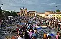 Ferie delle Grazie with chalk drawings
