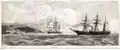 Capture of the US Devonshire by the Magallanes