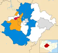 2019 results map