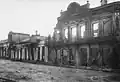 Houses burned down by Bulgarian troops in 1916, during the Romanian Campaign of World War I