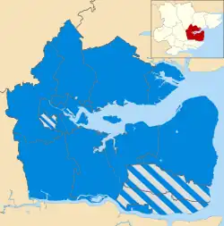 2011 results map