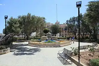 Gardjola Garden, located on the Spur