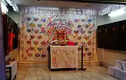 Temple interiors