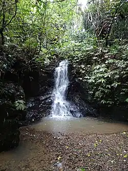 Mangarata Stream waterfall, just above the reservoir