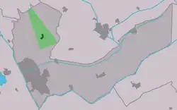 Location in the Heerenveen municipality