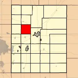 Location within Butler County