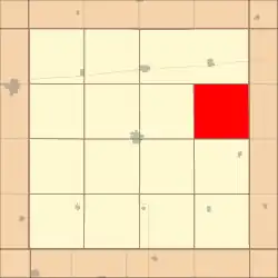 Location in Fillmore County