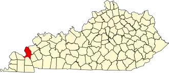 State map highlighting Livingston County