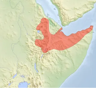 The Adal Sultanate in c. 1540