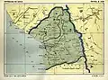 Map of the Province of Tacna, Chile, 1923