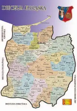 Map of the Diocese