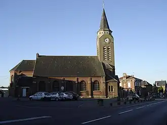 The church in Maretz