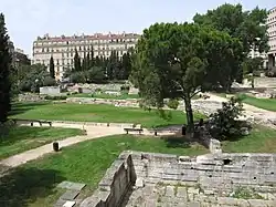The Jardin des Vestiges in Marseille