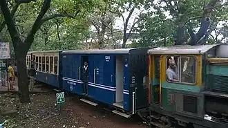 The toy train