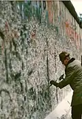 "Mauerspecht" (November 1989)
