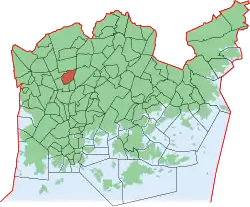Location in Helsinki
