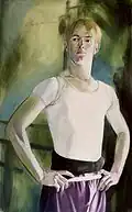 Michael by David Fairrington, acrylic, 1997.