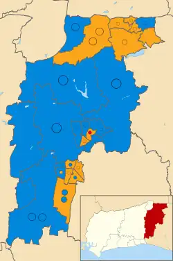 2007 results map