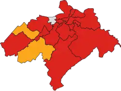 2003 results map