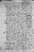 Sale of Miguel de Riglos to the company in 1718
