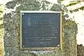 NPS plaque designating the landmark.